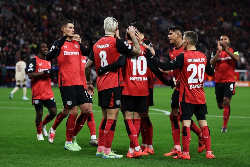 img of El Leverkusen se impuso por 5 goles ante el Salzburg